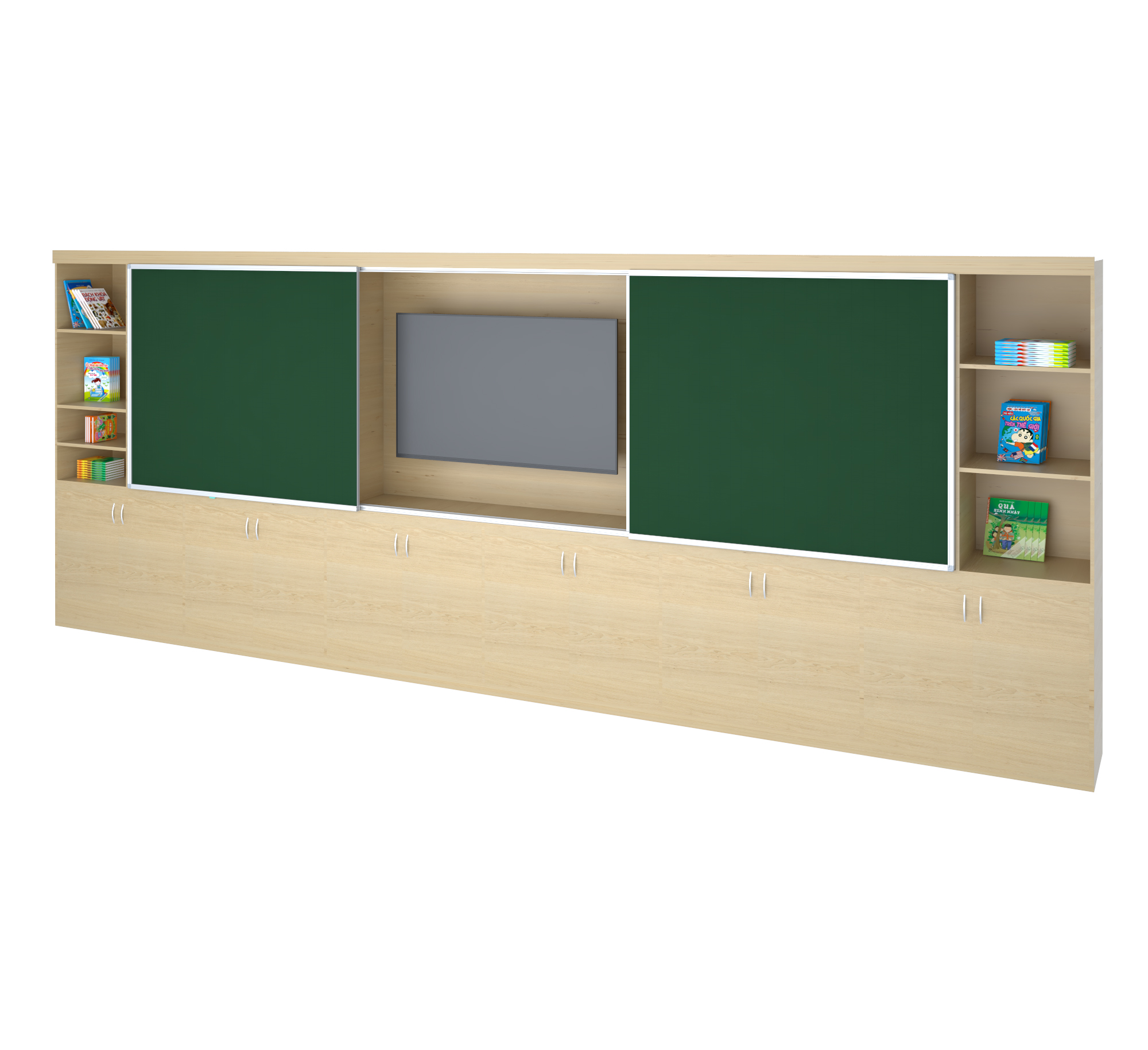 Tủ Bảng Trượt 2 Bảng